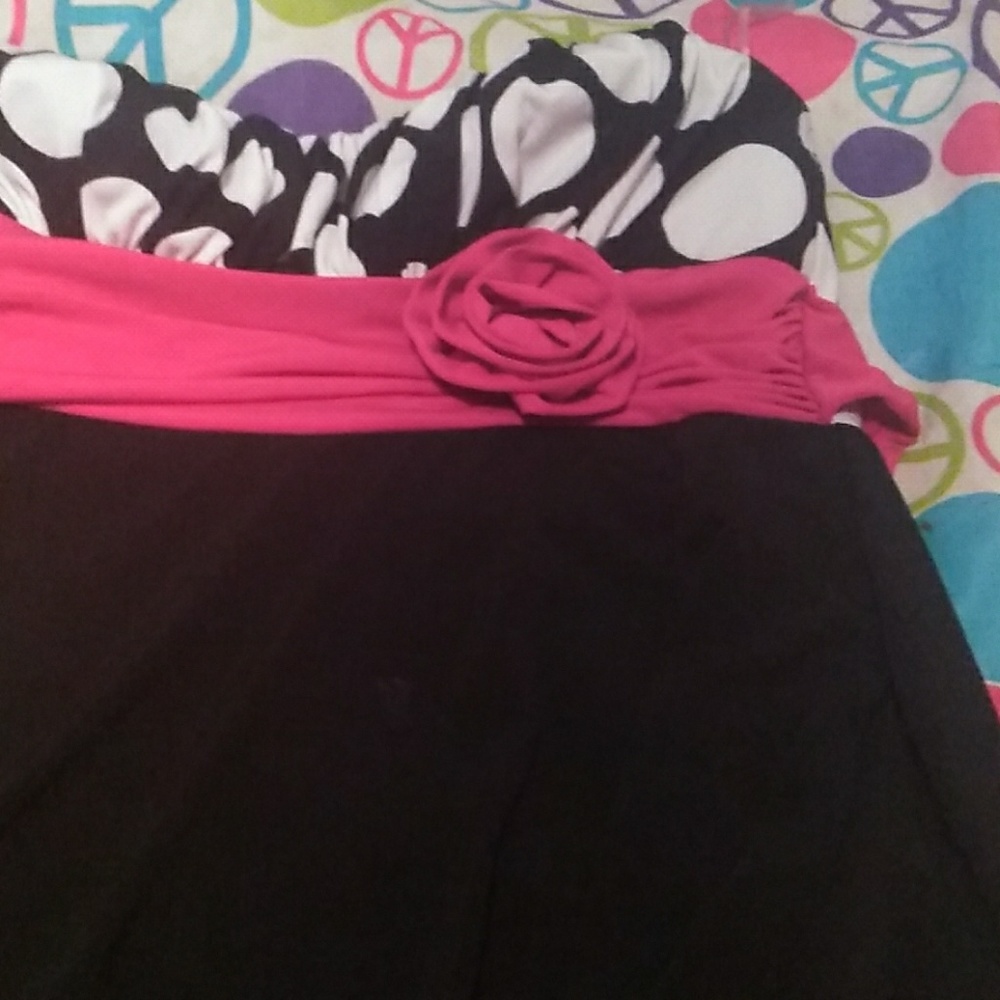 Strapless dress